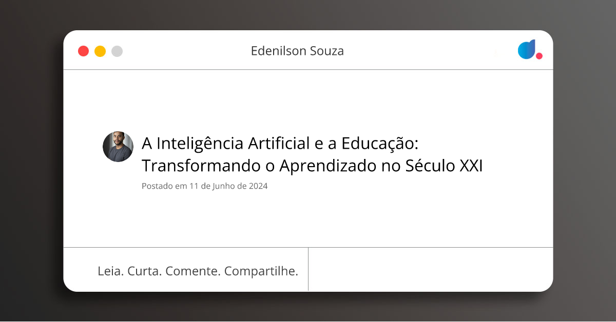 A Inteligência Artificial e a Educação: Transformando o Aprendizado no ...