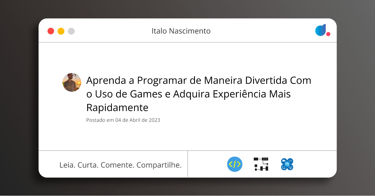 Aprenda a Programar de Maneira Divertida Com o Uso de Games e Adquira ...