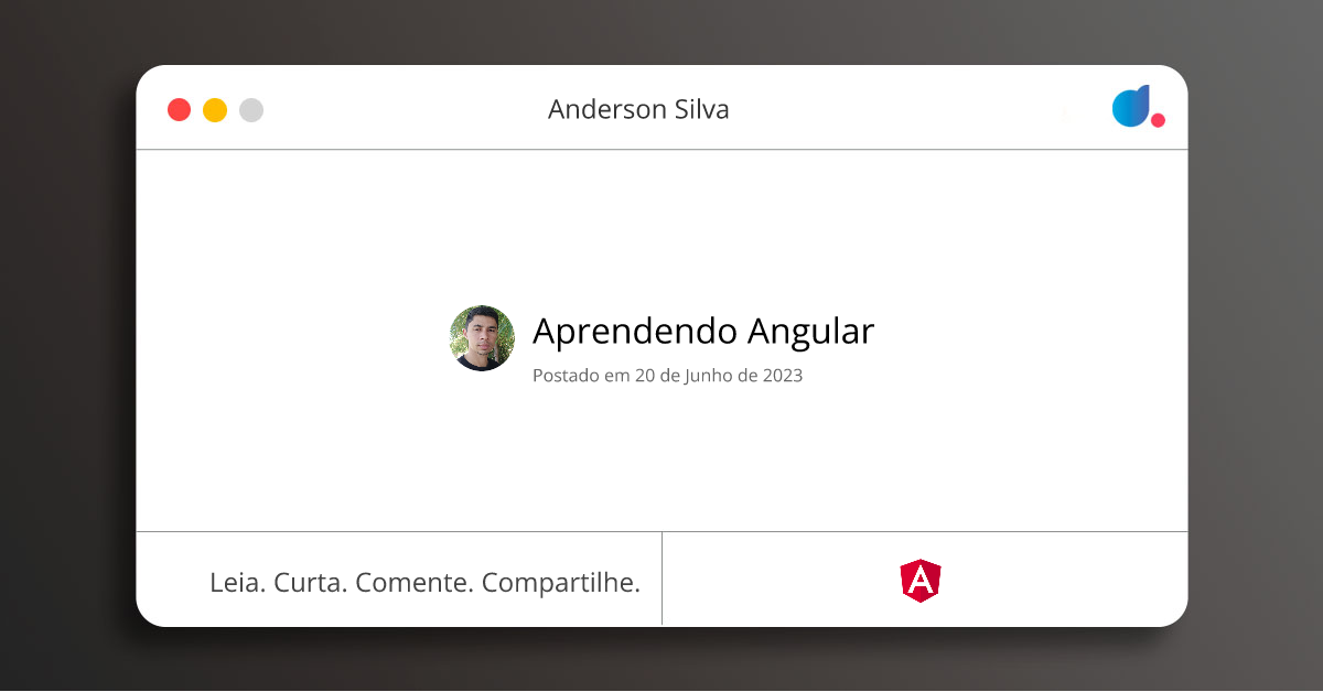 Aprendendo Angular | Anderson Silva | Angular | DIO