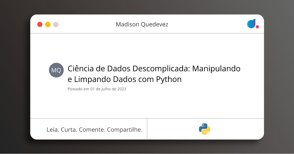 Ciência de Dados Descomplicada: Manipulando e Limpando Dados com Python ...