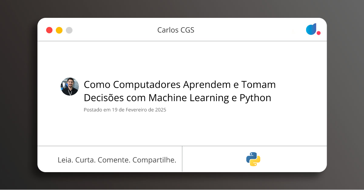 Como Computadores Aprendem e Tomam Decisões com Machine Learning e ...