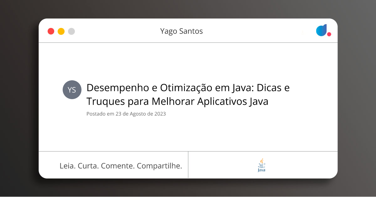 Desempenho e Otimização em Java: Dicas e Truques para Melhorar ...