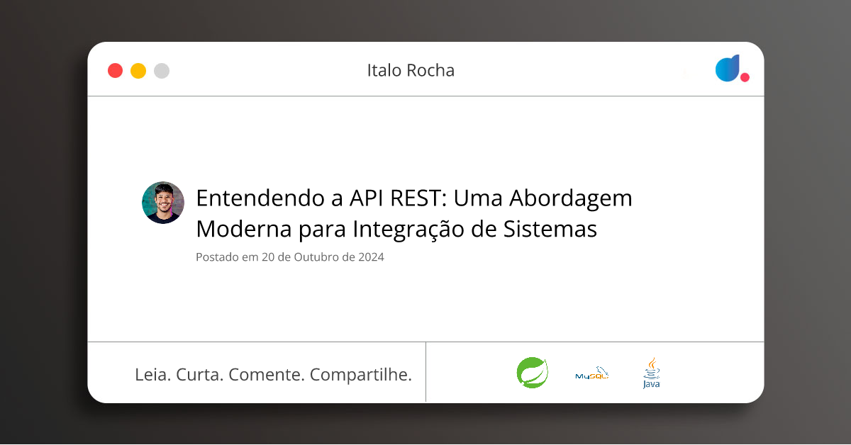 Entendendo a API REST: Uma Abordagem Moderna para Integração de ...