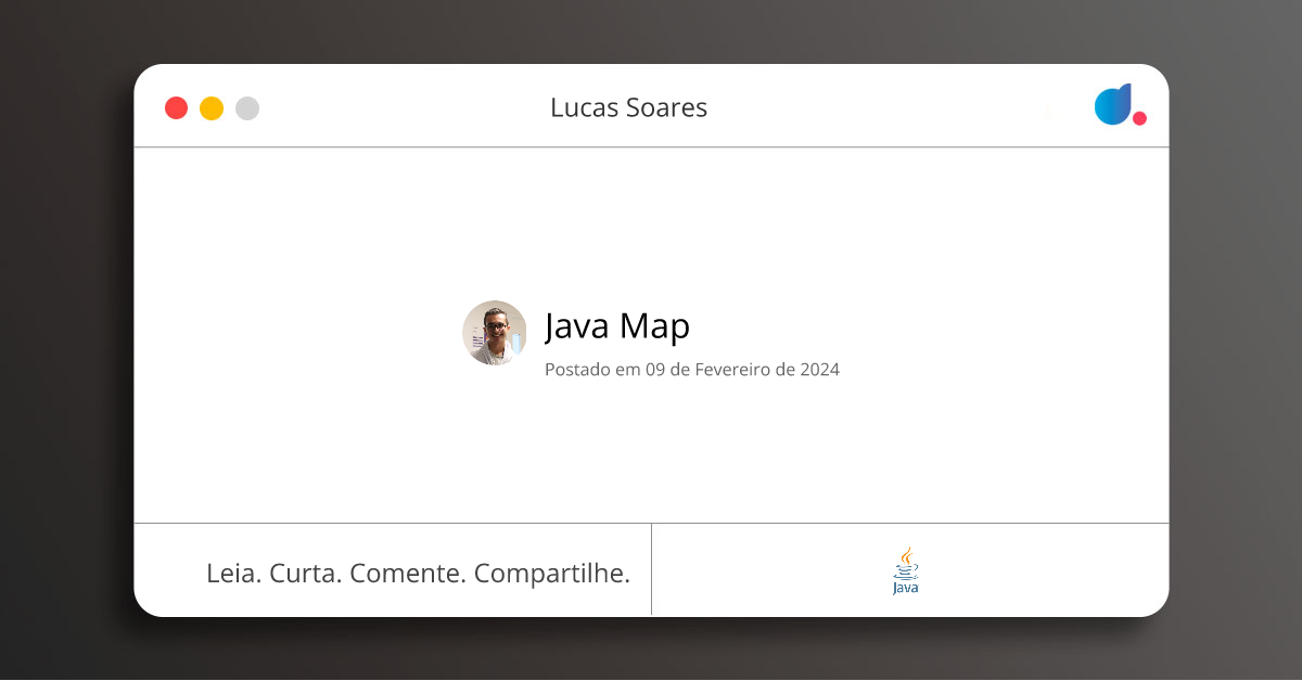 Java Map | Lucas Soares | Java | DIO