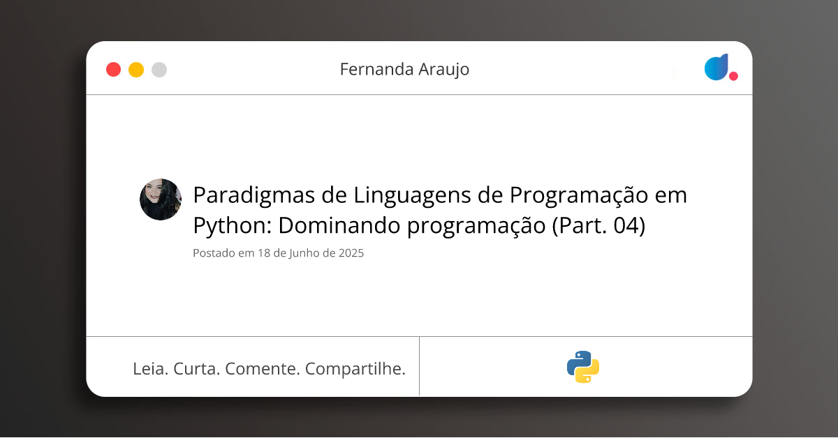 Paradigmas de Linguagens de Programação em Python: Dominando ...
