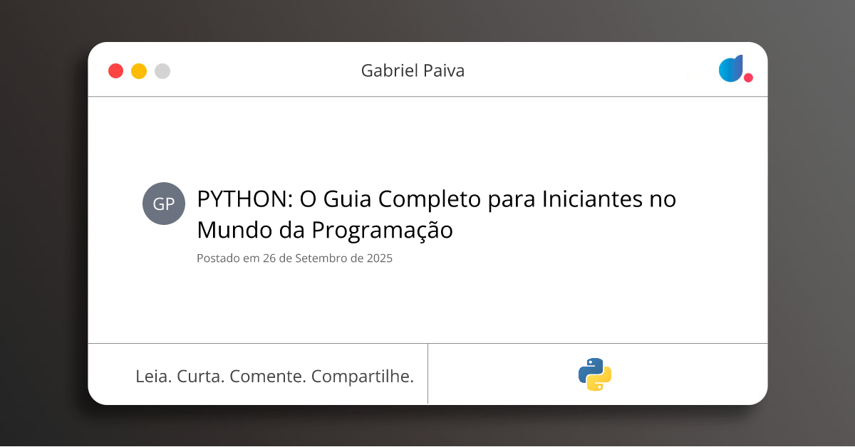 PYTHON: O Guia Completo para Iniciantes no Mundo da Programação ...