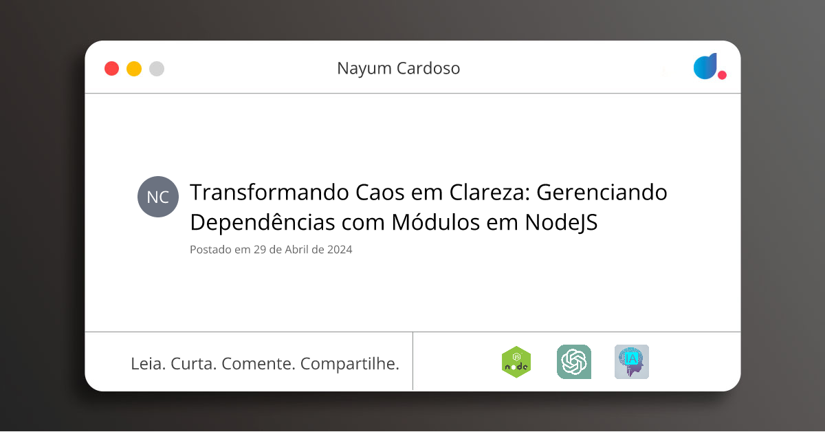 Transformando Caos em Clareza: Gerenciando Dependências com Módulos em ...