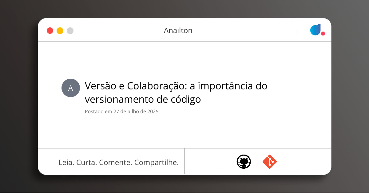 Versão e Colaboração: a importância do versionamento de código ...