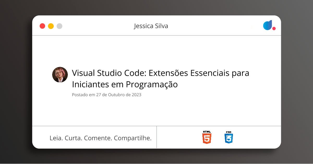 Visual Studio Code: Extensões Essenciais para Iniciantes em Programação ...